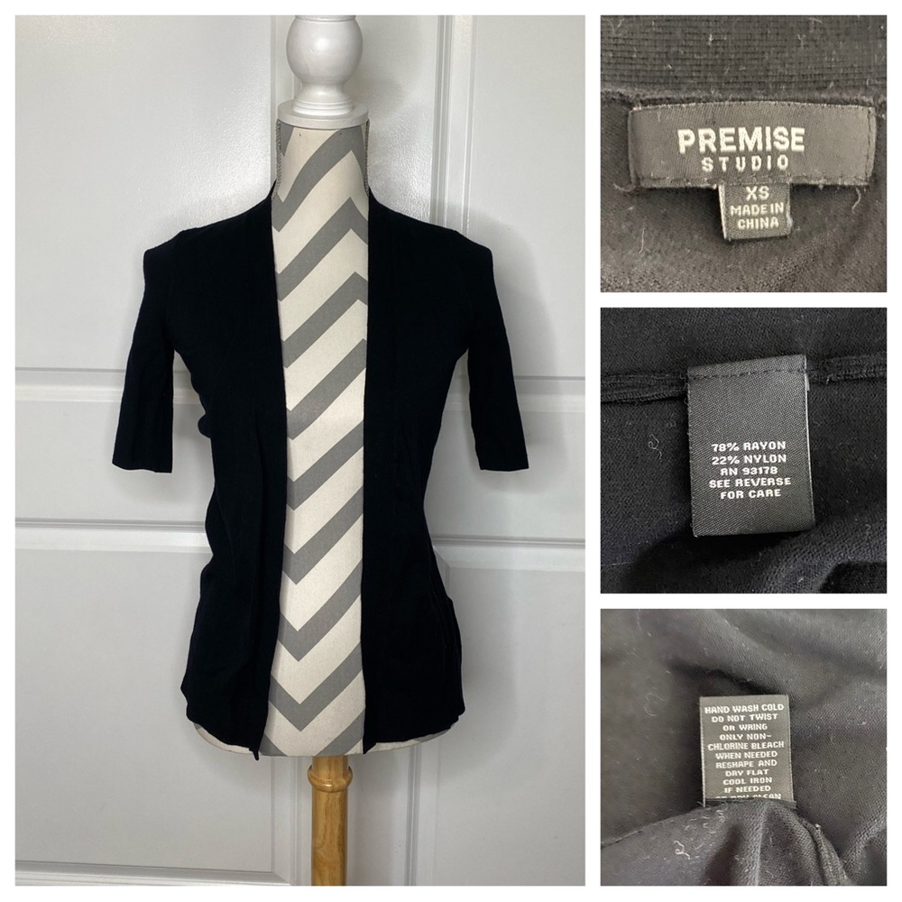 Trio Of XS Open Front Cardigans - Picture 2 of 13